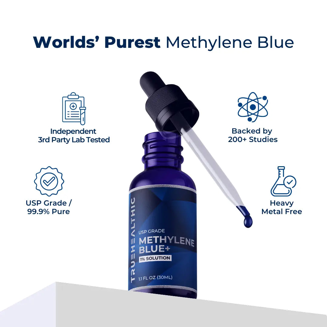 TrueHealthic™ Methylene Blue with Vitamin C 1% 30mL (1.0 oz)