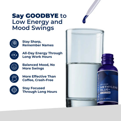Fourth of July Sale - TrueHealthic™ Ultimate Methylene Blue 1% 30mL (1.0 oz)