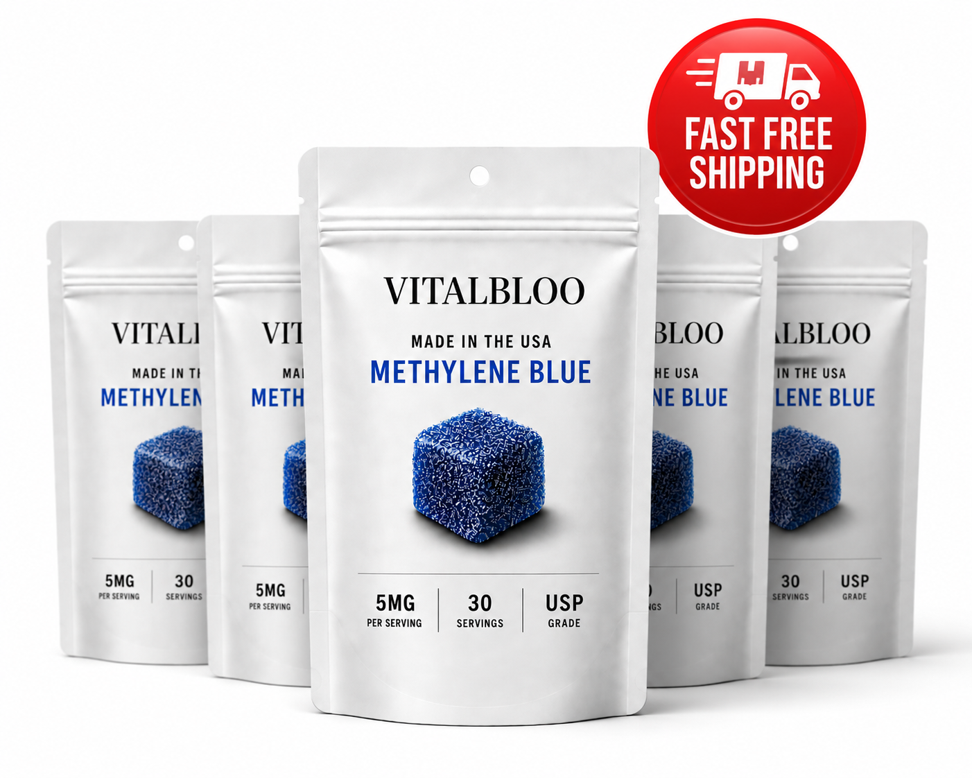 New Customer Offer - 5pc Methylene Blue Gummies-NPack